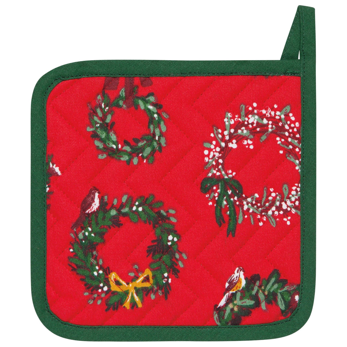Wreaths Chef Potholder - Linen