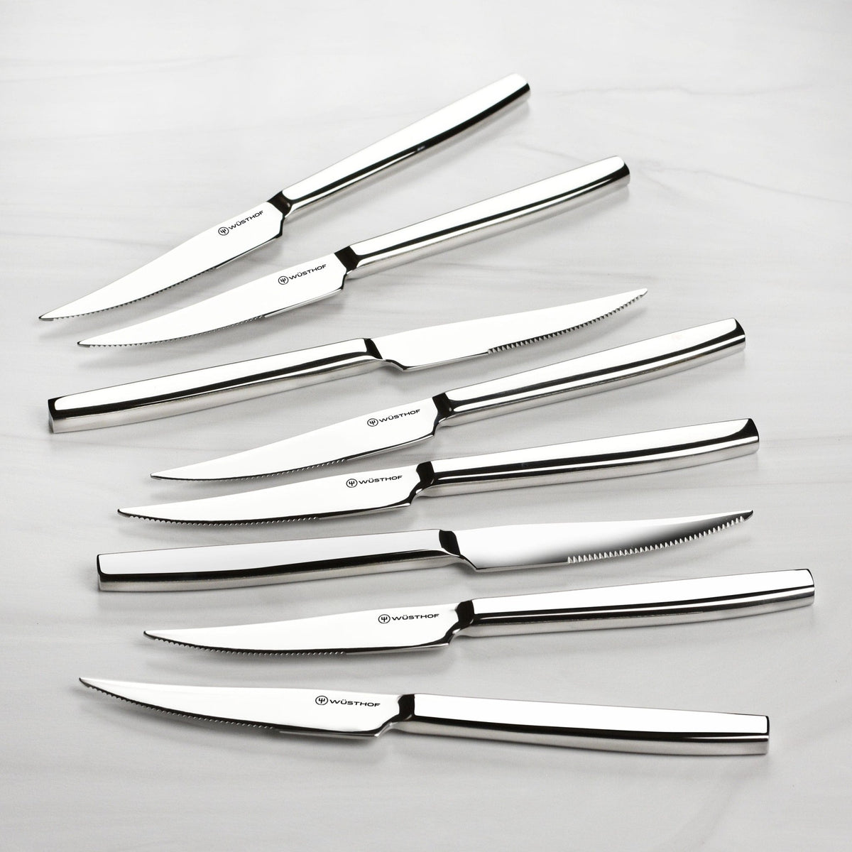 Wusthof 8-Piece Stainless Mignon Steak Knife Set - Knife Sets