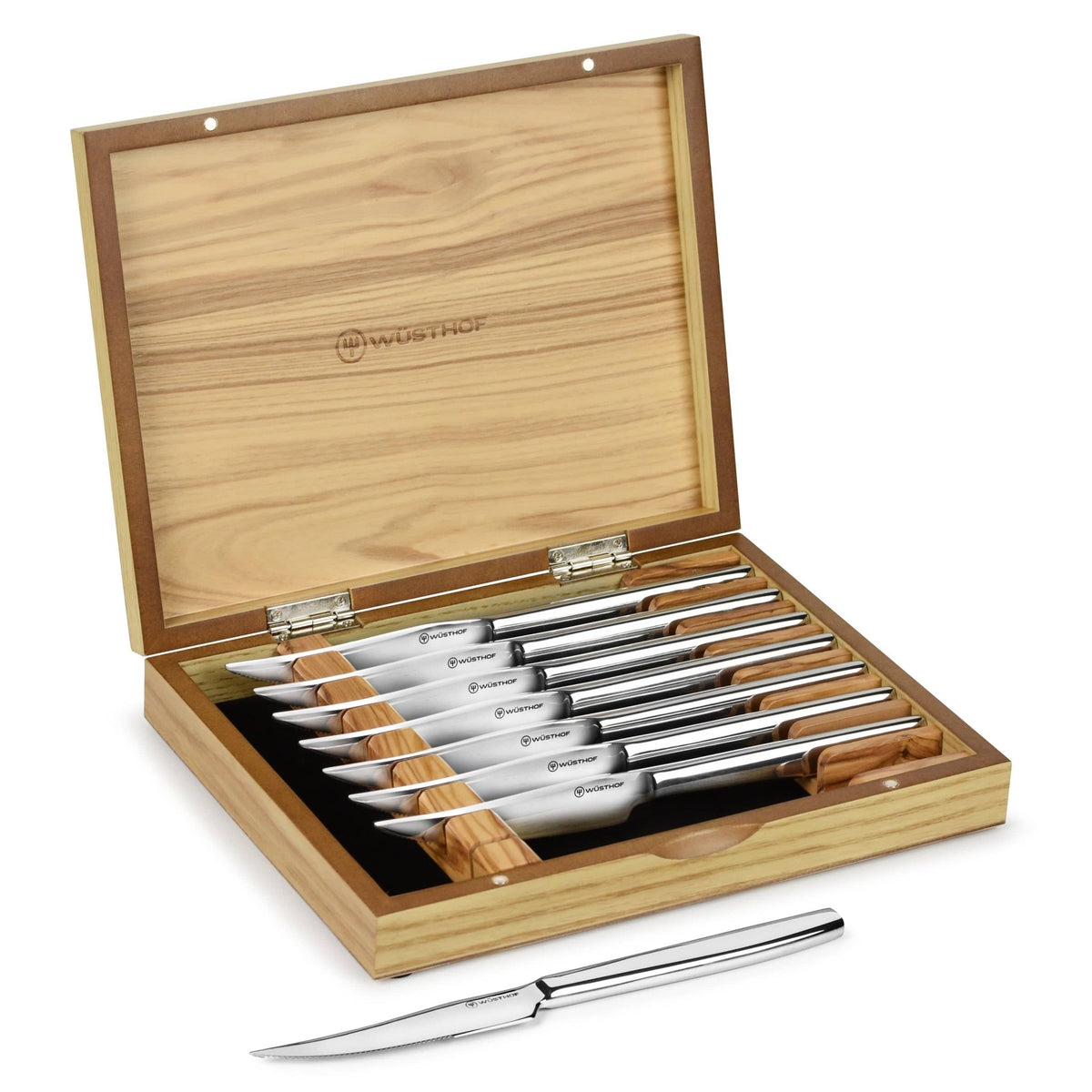 Wusthof 8-Piece Stainless Mignon Steak Knife Set - Knife Sets
