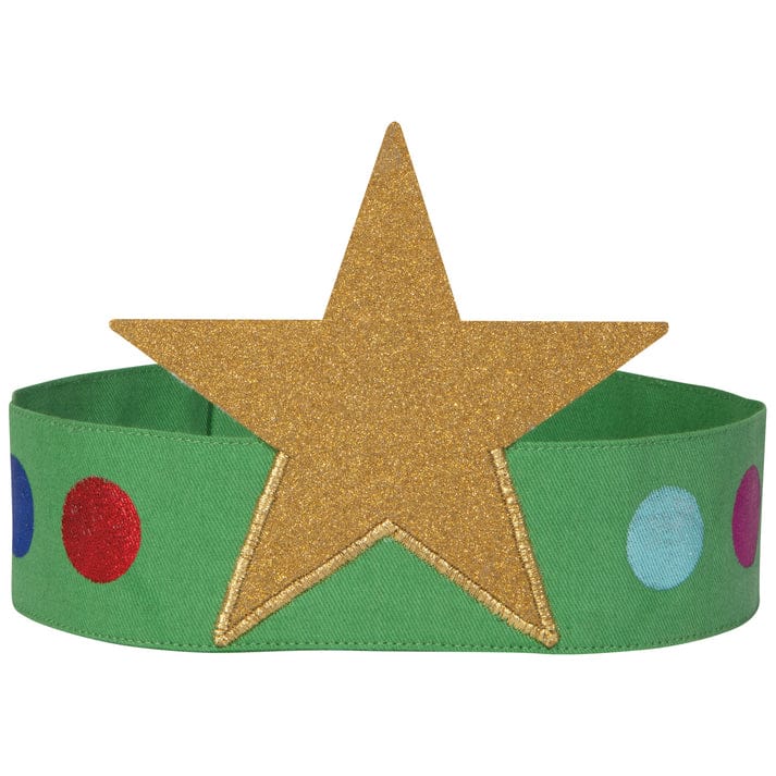 Xmas Tree Christmas Kid's Apron and Hat Set - Linen