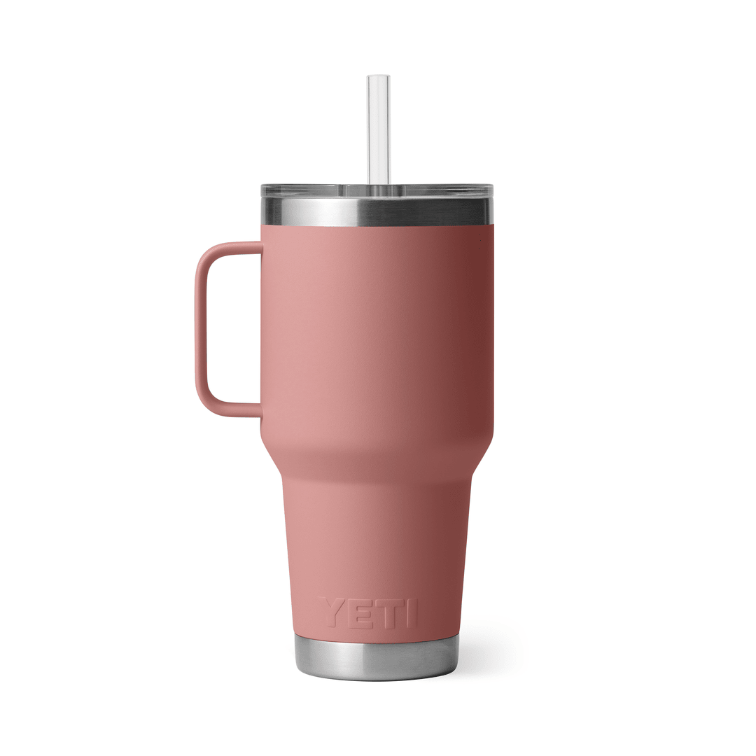 YETI 35 oz Rambler Straw Mug - Sandstone Pink - Insulated Drinkware