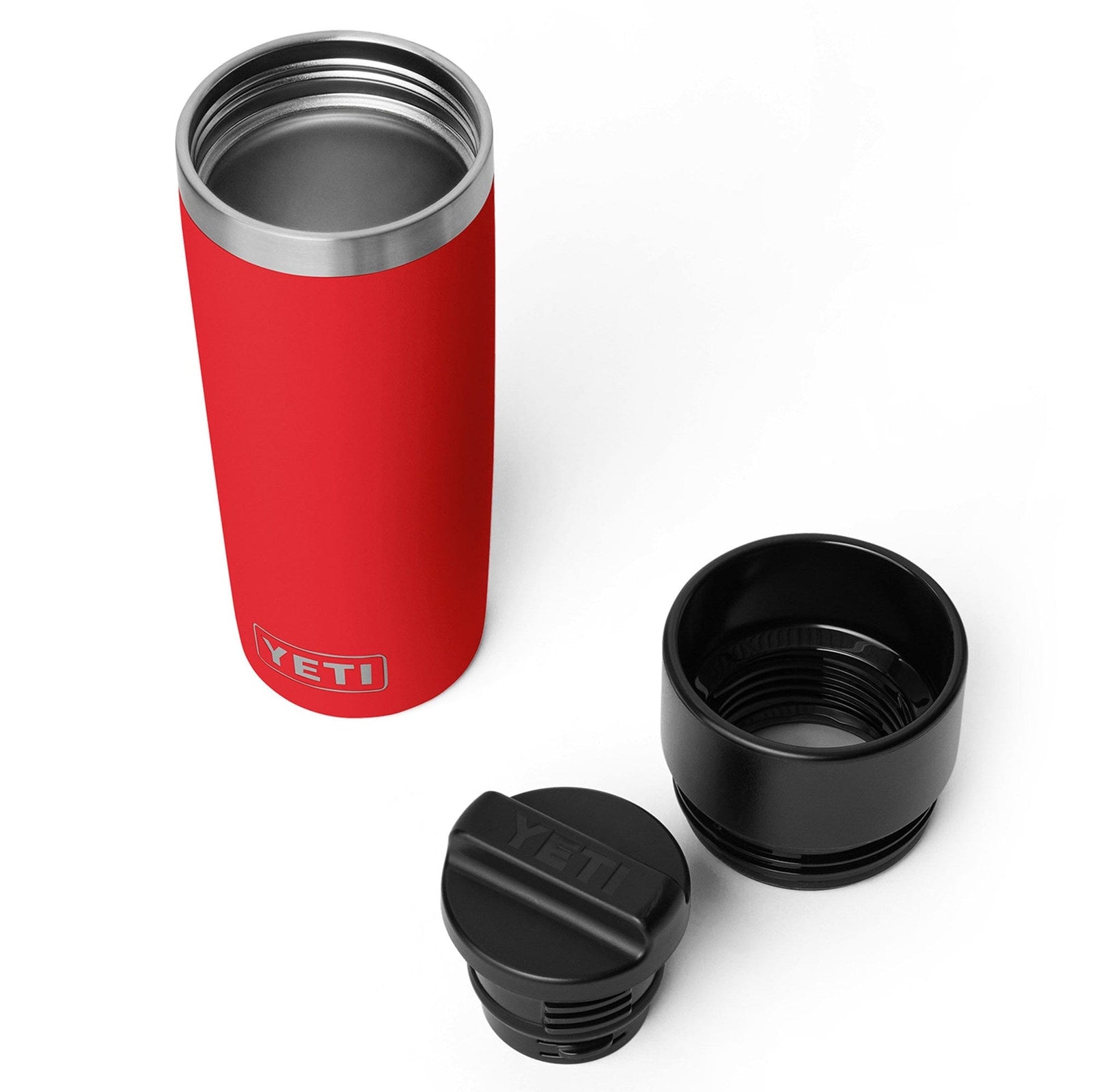 YETI Rambler 16 oz Travel Bottle with Commuter Cap - Rescue Red - Insulated Bottles