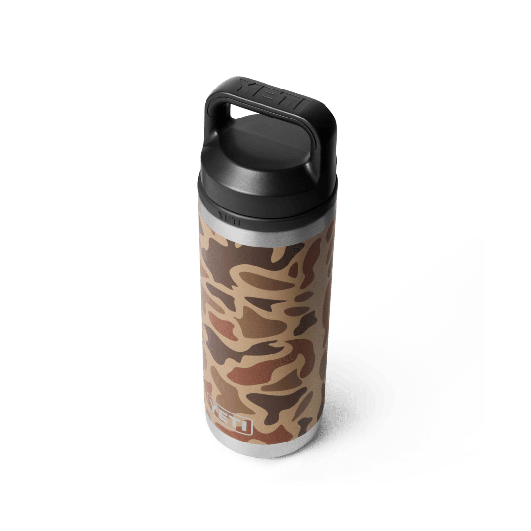 YETI Rambler 18 oz Bottle with Chug Cap - Wetlands Camo - Insulated Bottles