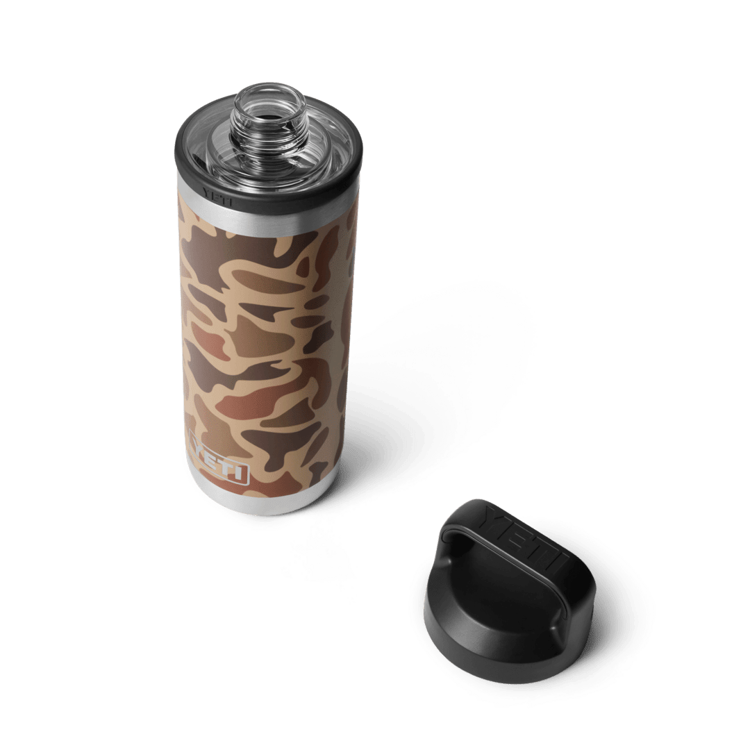 YETI Rambler 18 oz Bottle with Chug Cap - Wetlands Camo - Insulated Bottles
