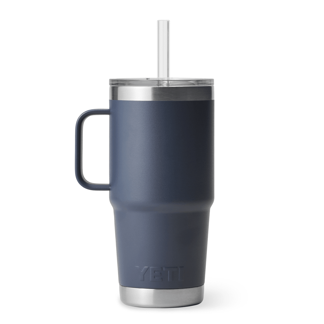 Yeti Rambler 25 oz Straw Mug Navy - Insulated Drinkware