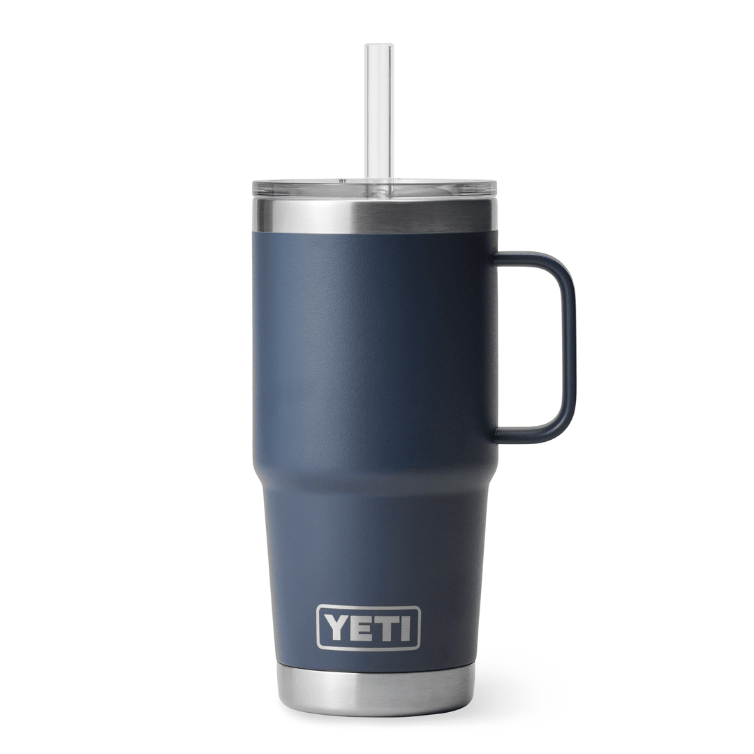 Yeti Rambler 25 oz Straw Mug Navy - Insulated Drinkware