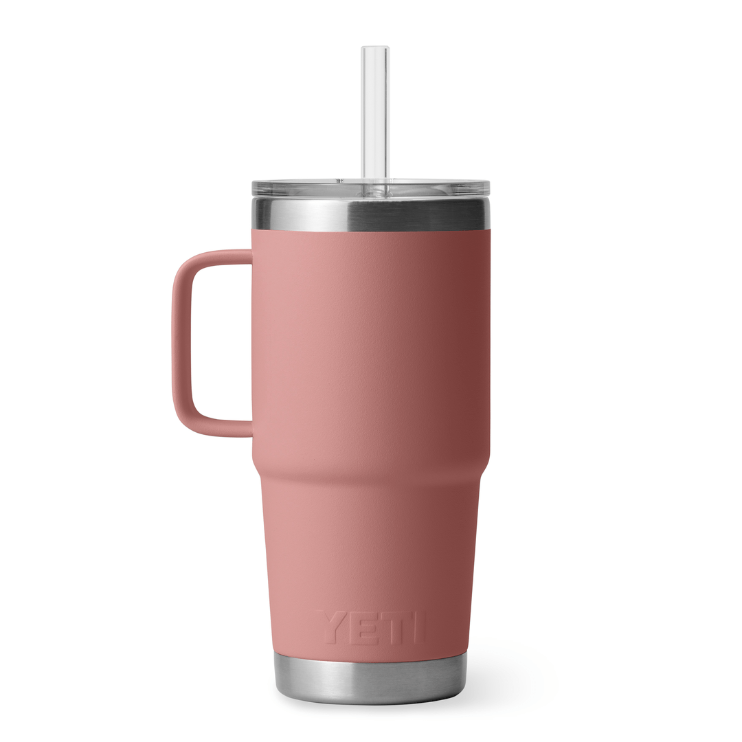 YETI YETI Rambler 25 oz Straw Mug - Sandstone Pink