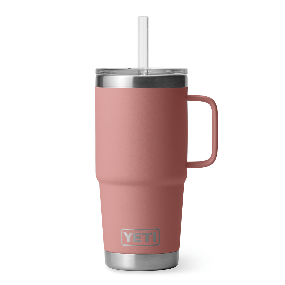 ファッション Sandstone - Mug Straw oz 25 Rambler YETI Pink Season Southern - バーベキュー・調理用品