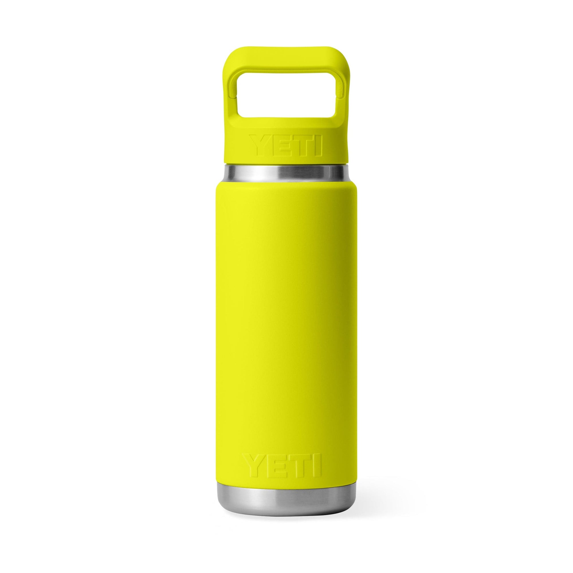 YETI Rambler 26 oz Bottle with Straw Cap - Firefly Yellow YETI Rambler 26 oz Bottle with Straw Cap - Firefly Yellow