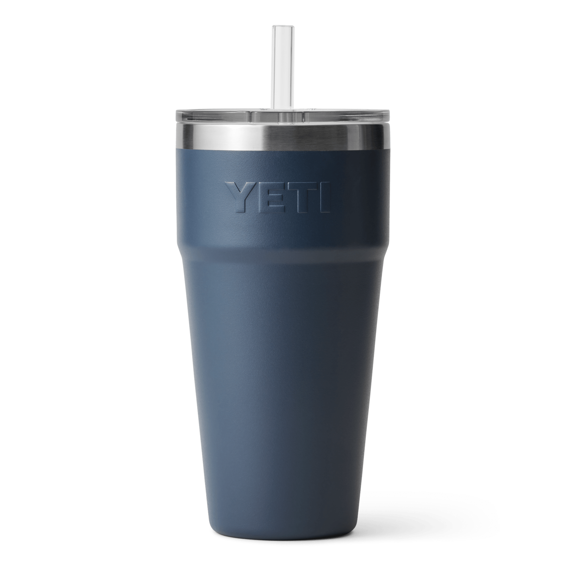 YETI Rambler 26 oz Stackable Cup, Vacuum Insulated, Stainless  Steel with No Lid, Navy: Tumblers & Water Glasses