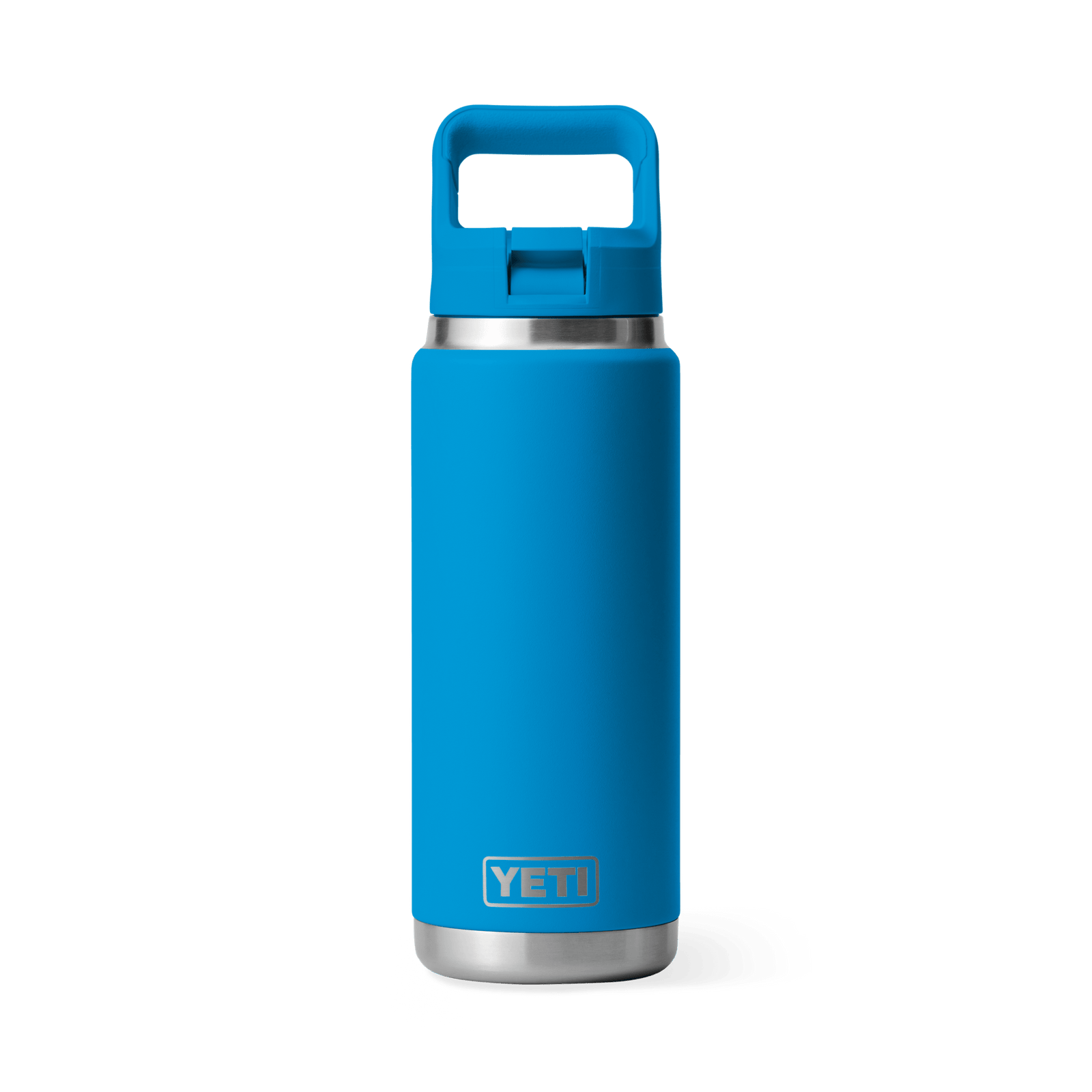 YETI YETI Rambler 26 oz Water Bottle with Straw Cap - Big Wave Blue