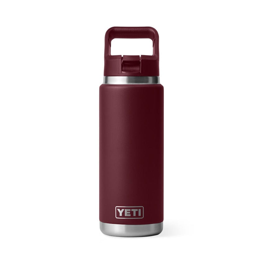 YETI YETI Rambler 26 oz Water Bottle with Straw Cap - Wild Vine Red