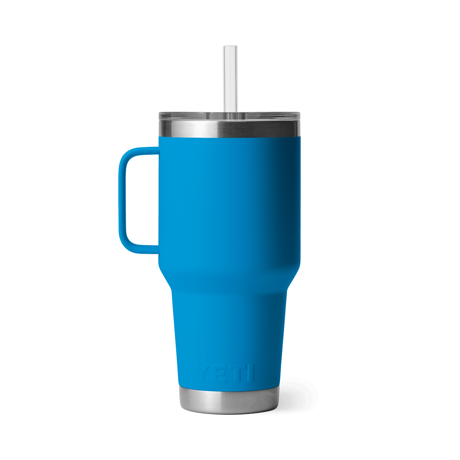 YETI Rambler 35 oz Mug with Straw Lid - Big Wave Blue - Insulated Drinkware