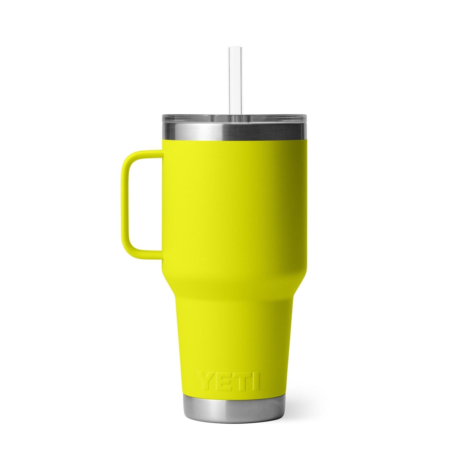 YETI Rambler 35 oz Straw Mug - Firefly Yellow - Insulated Drinkware
