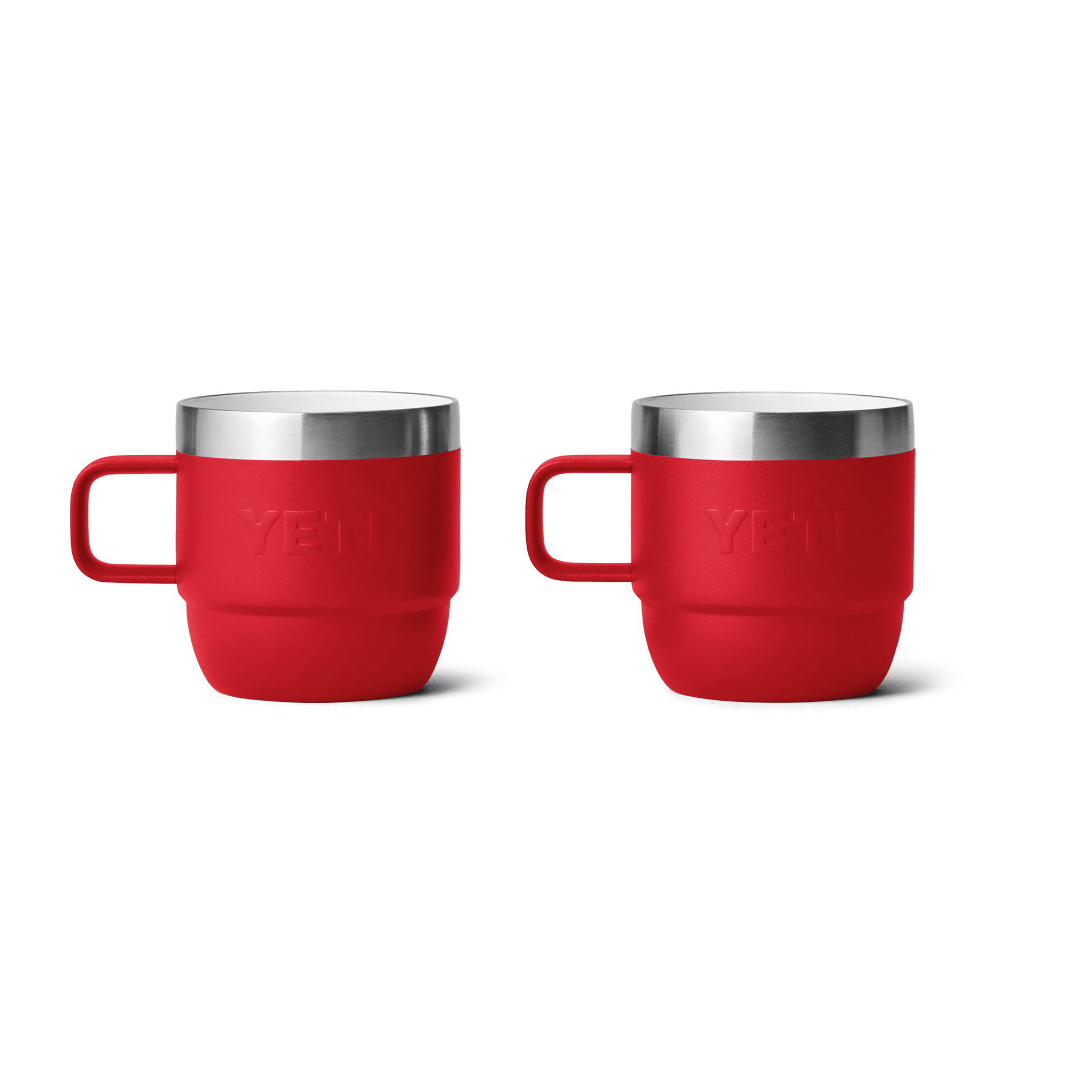 YETI Rambler 6 oz Stackable Mugs (Set of 2) - Rescue Red 
