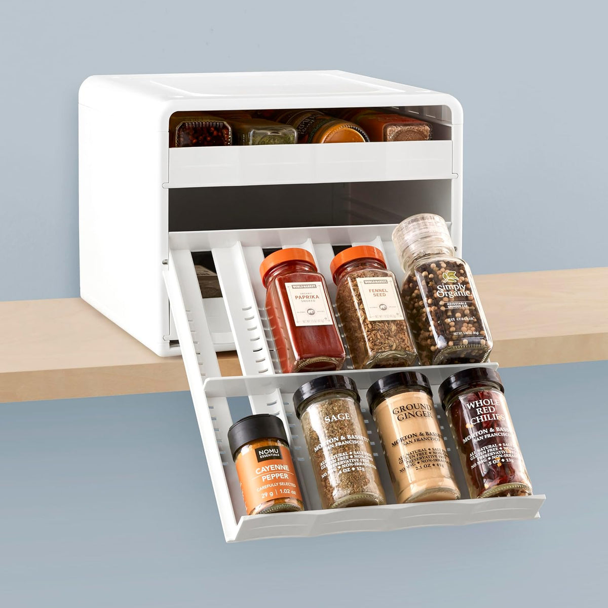 Southern Season YouCopia ShelfSteps Adjustable Spice Organizer
