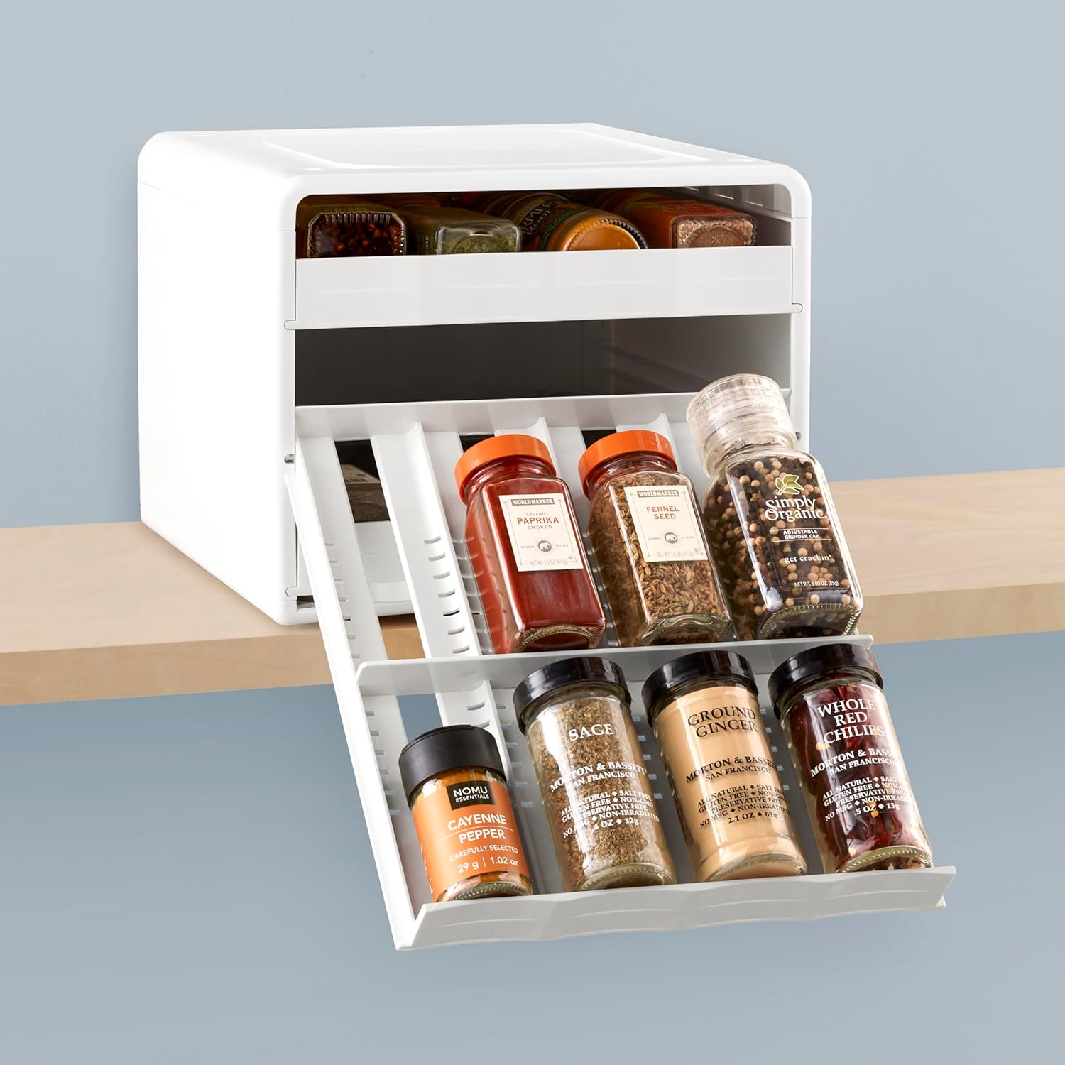 Southern Season YouCopia ShelfSteps Adjustable Spice Organizer