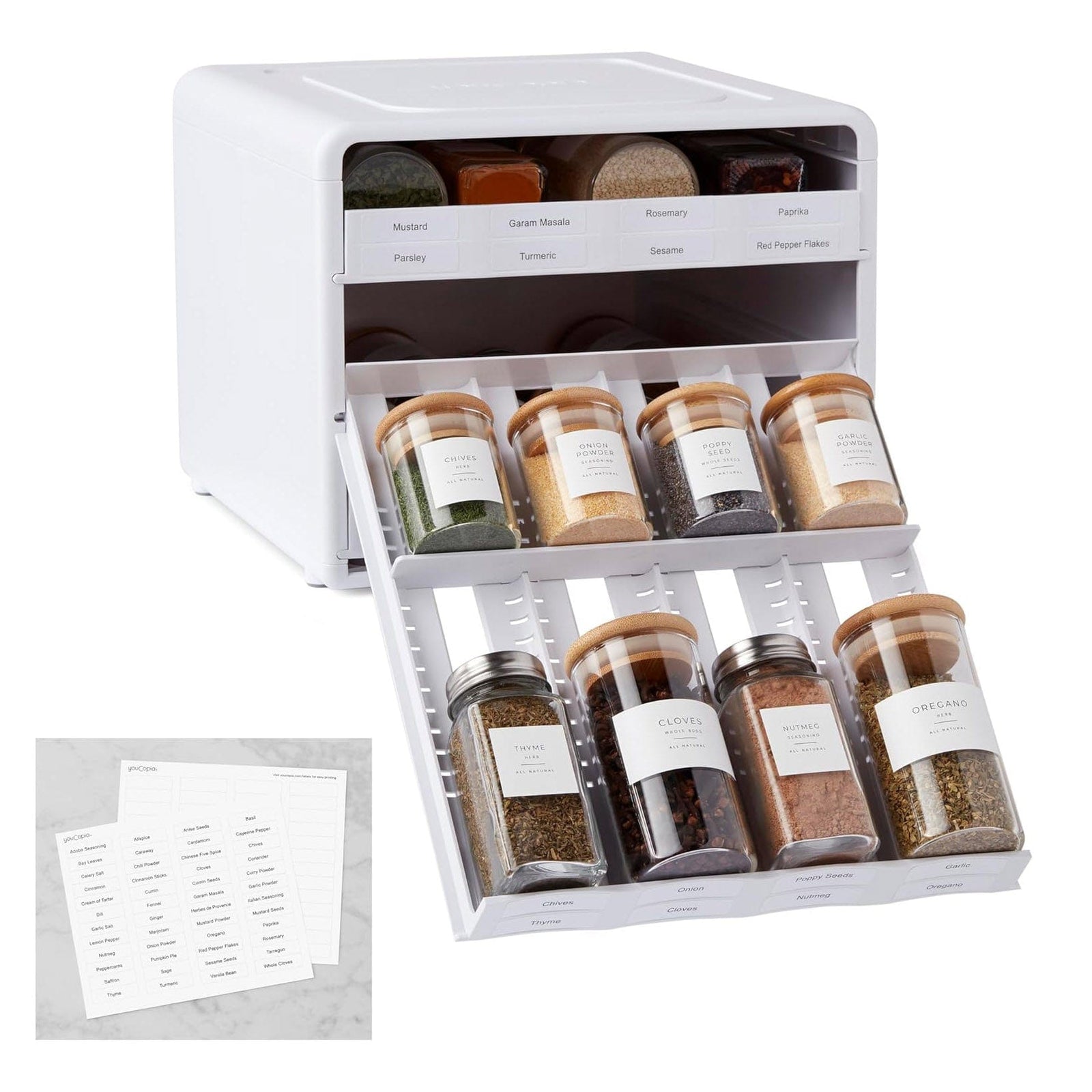 Southern Season YouCopia ShelfSteps Adjustable Spice Organizer