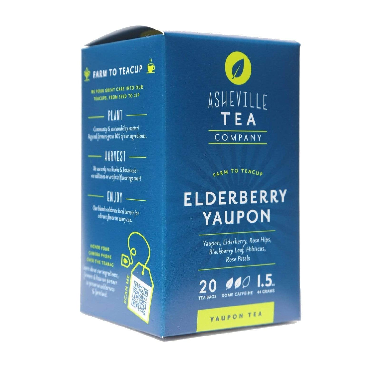 Asheville Tea Company Elderberry Yaupon Tea - Tea