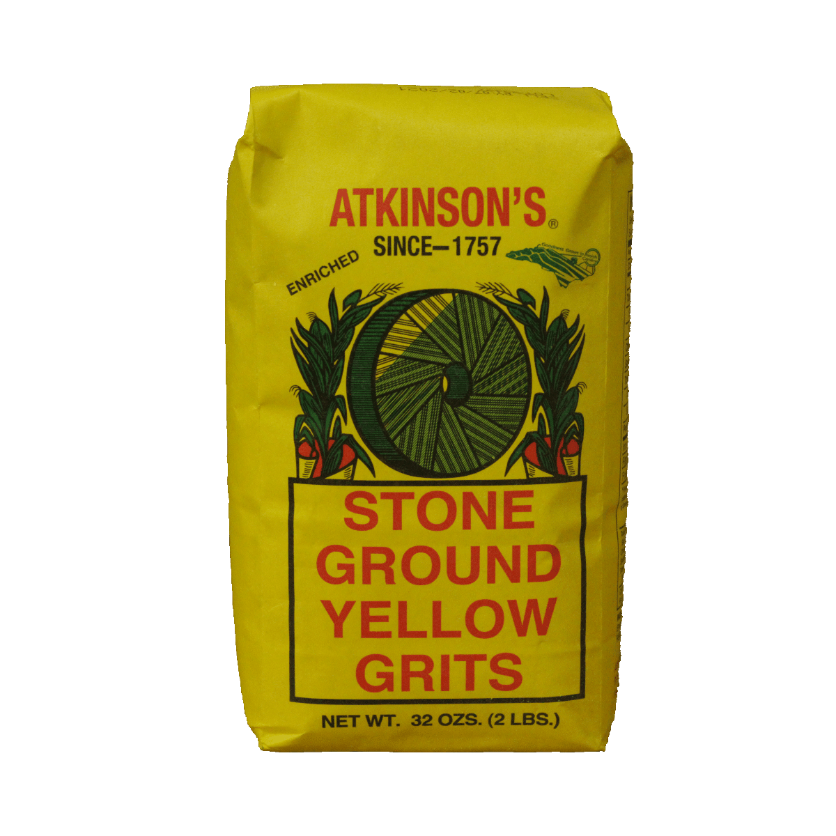 Atkinson's Stone Ground Yellow Grits 2 lb - Baking Mix