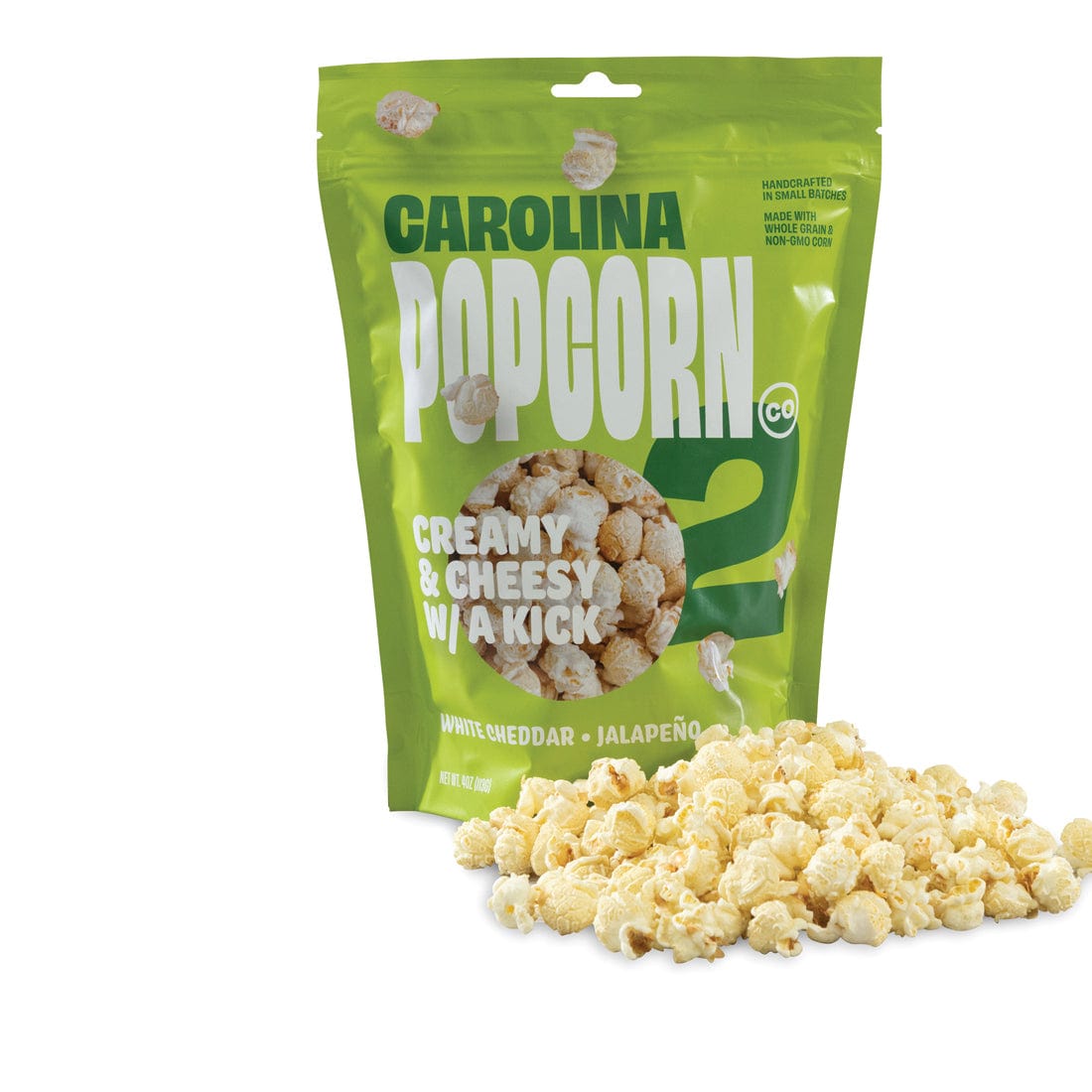 Carolina Popcorn Co. White Cheddar Jalapeno Popcorn 4 oz - Popcorn