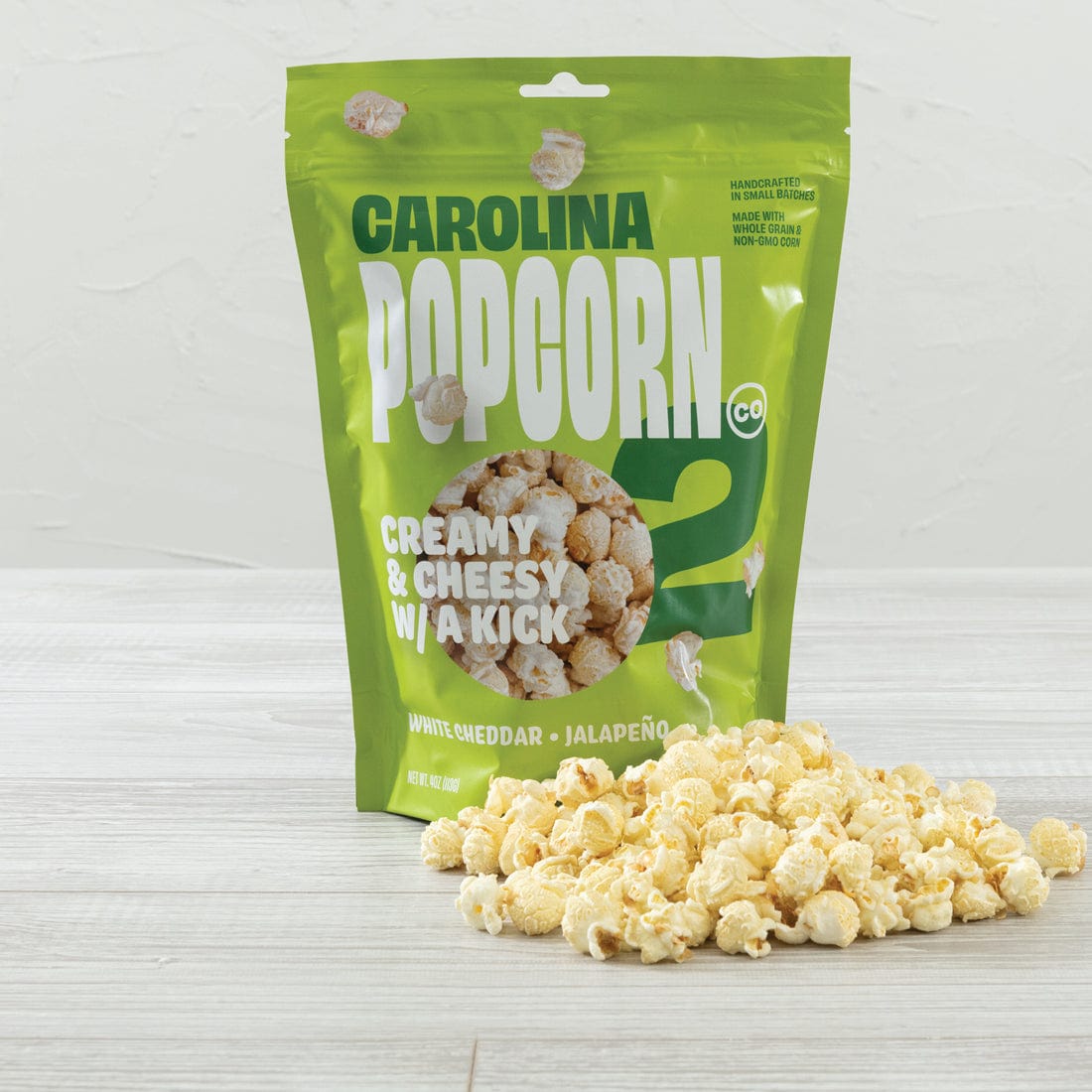 Carolina Popcorn Co. White Cheddar Jalapeno Popcorn 4 oz - Popcorn