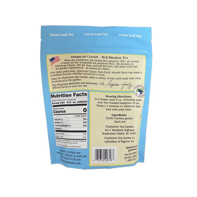 Charleston Tea Plantation American Classic Loose Leaf Tea Bag - Tea