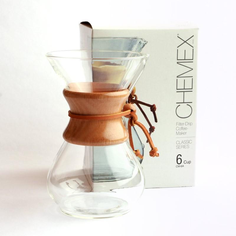 Chemex 6 Cup Classic Pour-Over Coffee Maker - Coffee Maker
