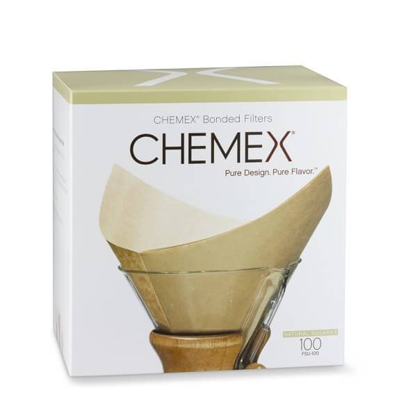 Chemex Bonded Unbleached Filter Squares - Coffee Accessories
