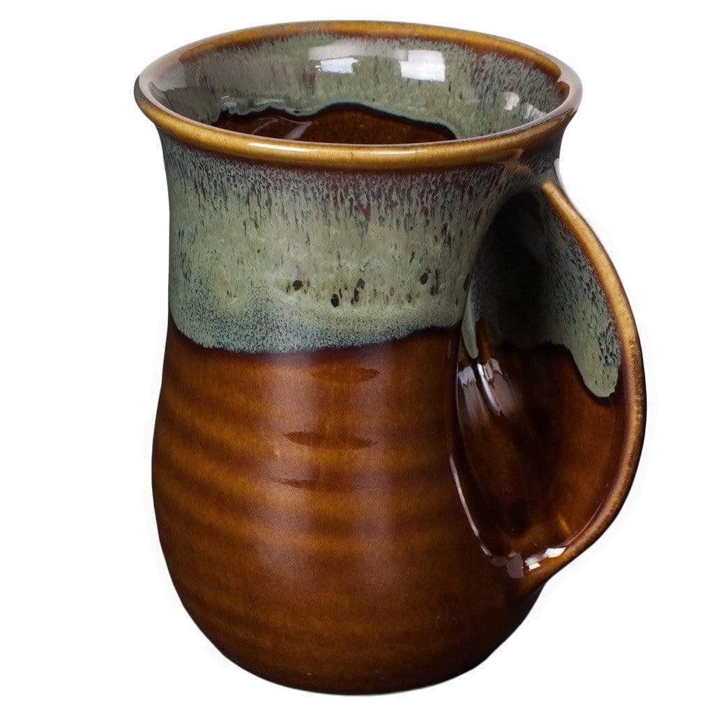Clay In Motion Clay In Motion 14 oz Mocha Right Handwarmer Mug
