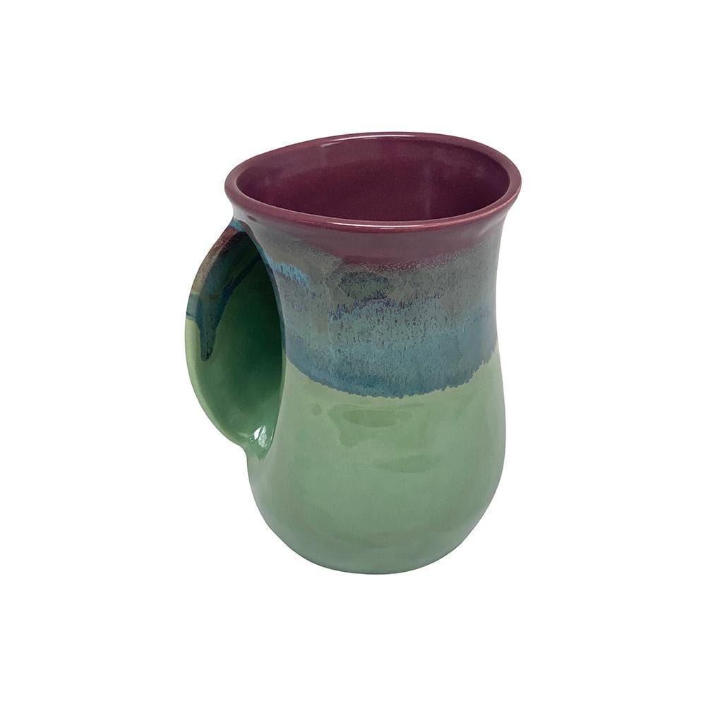 Clay In Motion 14 oz Mossy Creek Left Handwarmer Mug - Mugs