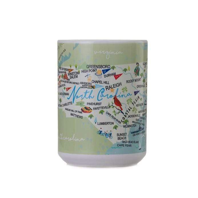 Galleyware North Carolina 15 oz Ceramic Mug - Drinkware