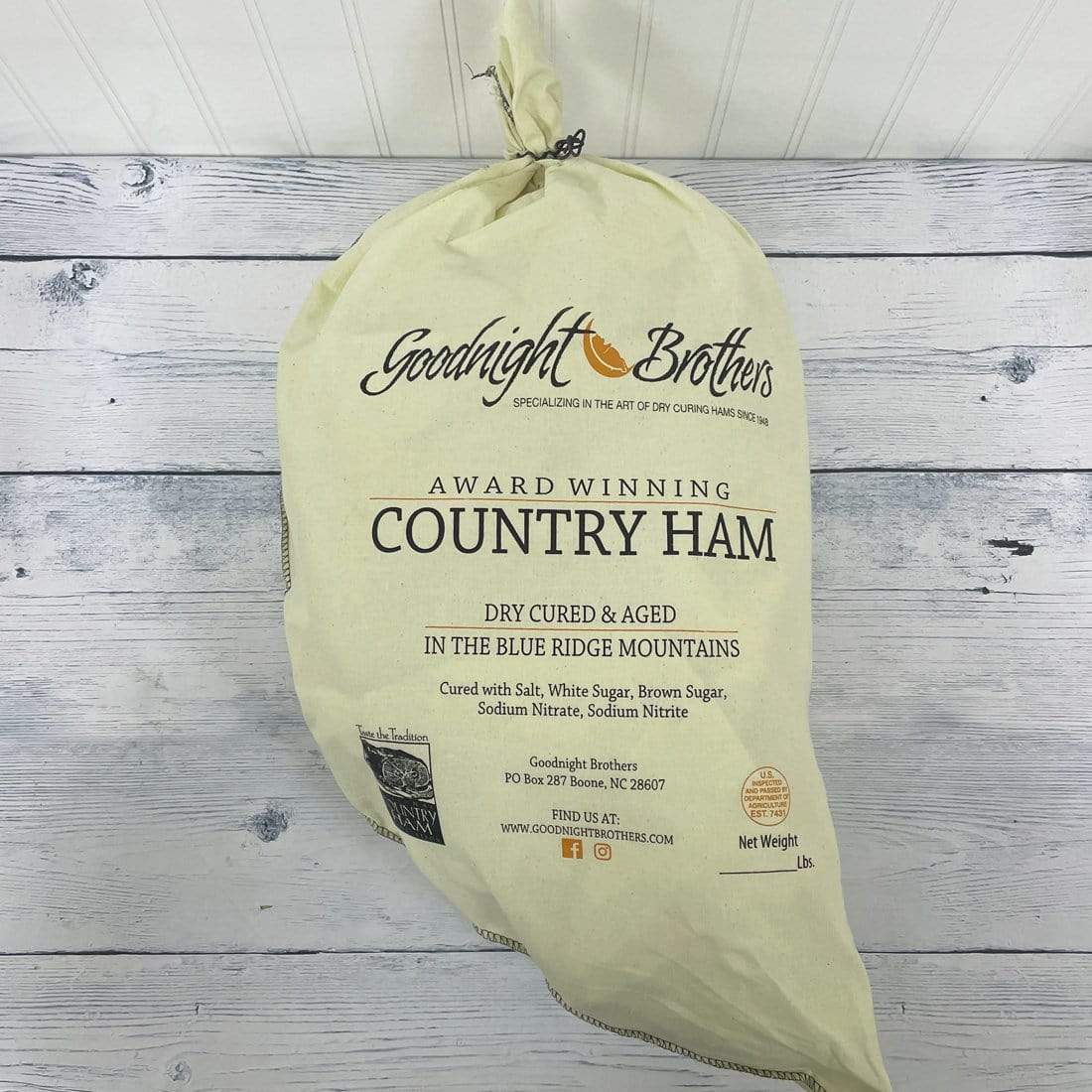 Goodnight Brothers Goodnight Brothers Whole Country Ham 16 - 18 lbs