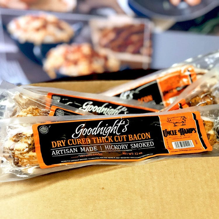 Goodnight Brothers Goodnight’s Thick Cut Hickory Smoked Dry Cured Bacon 12 oz