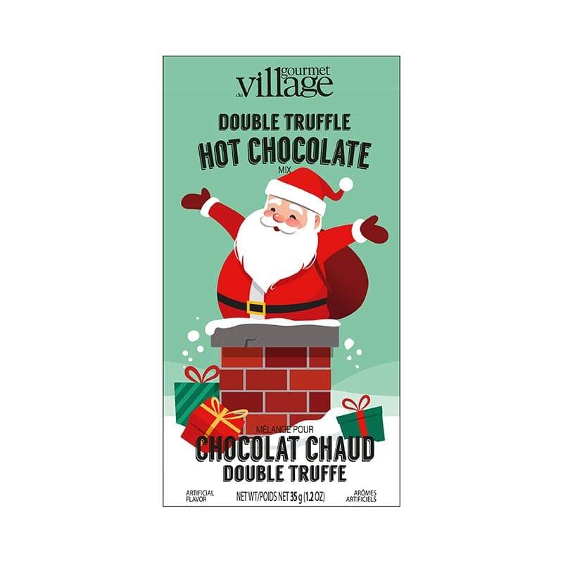 Gourmet du Village Santa Double Truffle Hot Chocolate Mix - Mini - Hot Chocolate