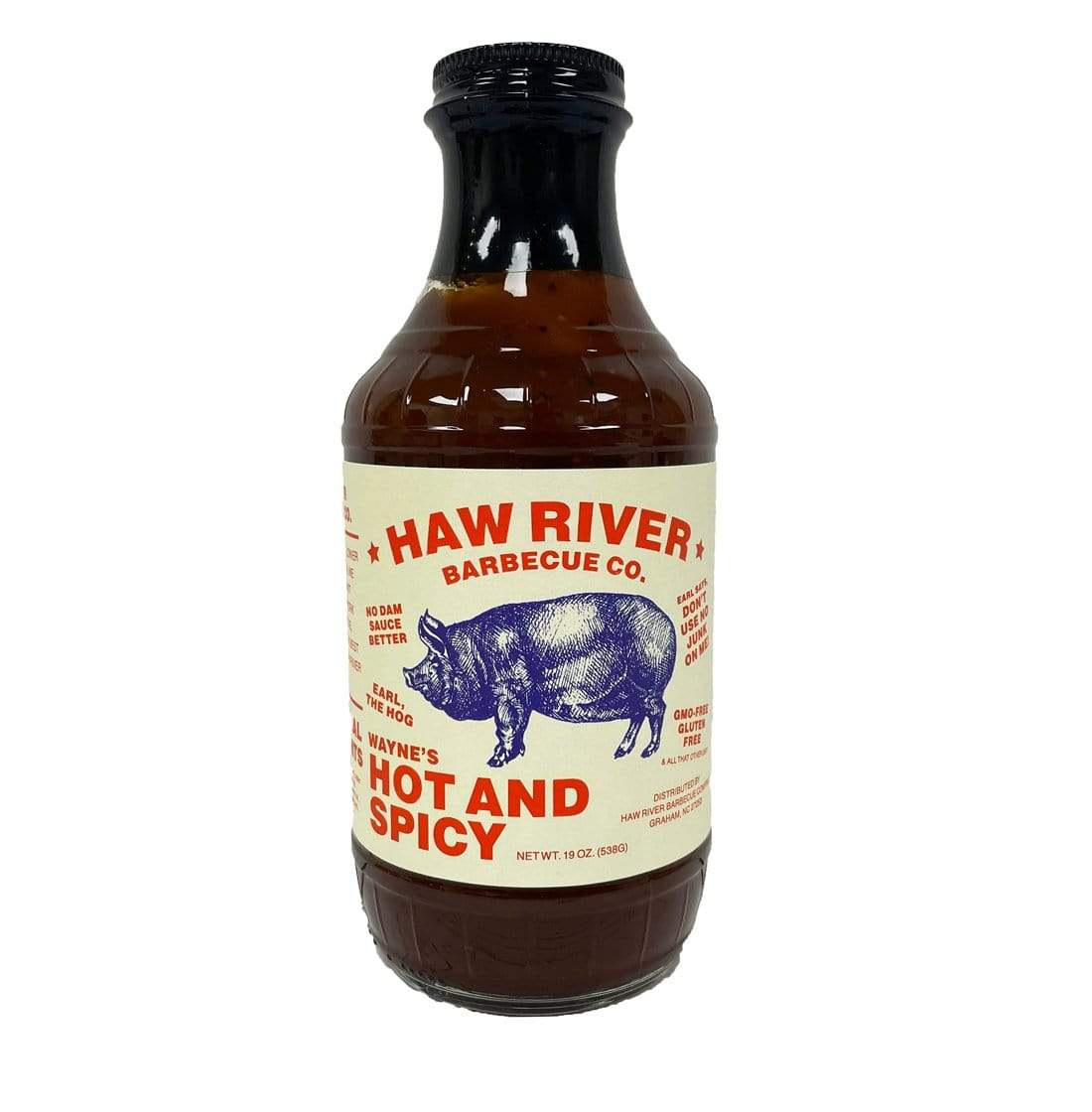 Haw River Barbecue Co. Haw River Barbecue Co. Wayne's Hot and Spicy BBQ Sauce