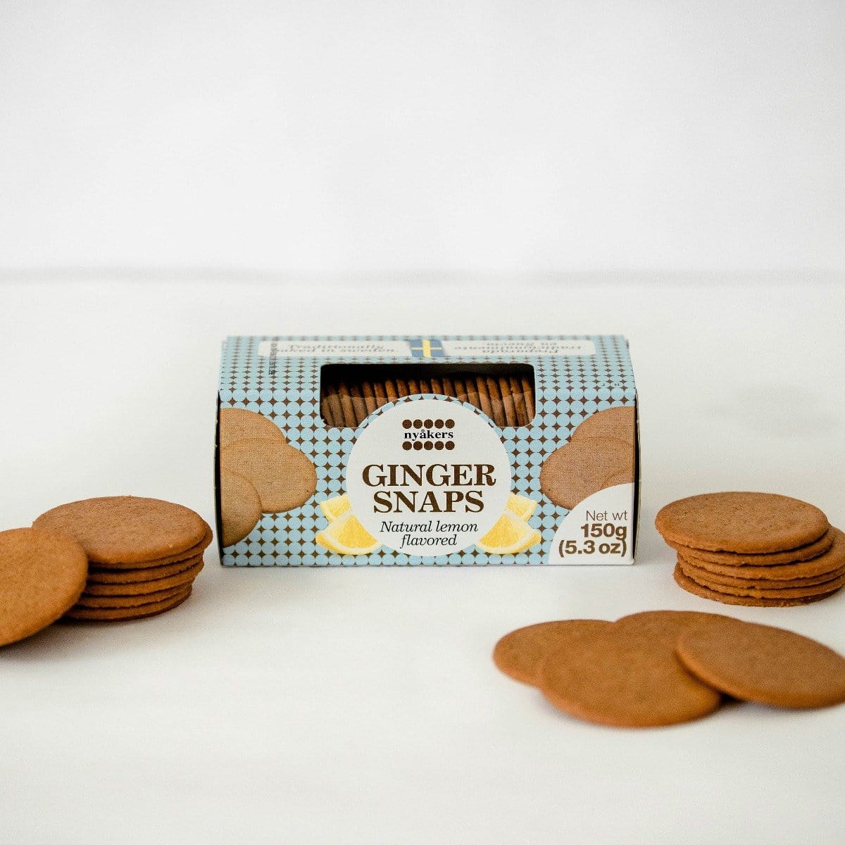 Nyakers Nyaker's Gingersnaps Lemon Cookies 5.3 oz