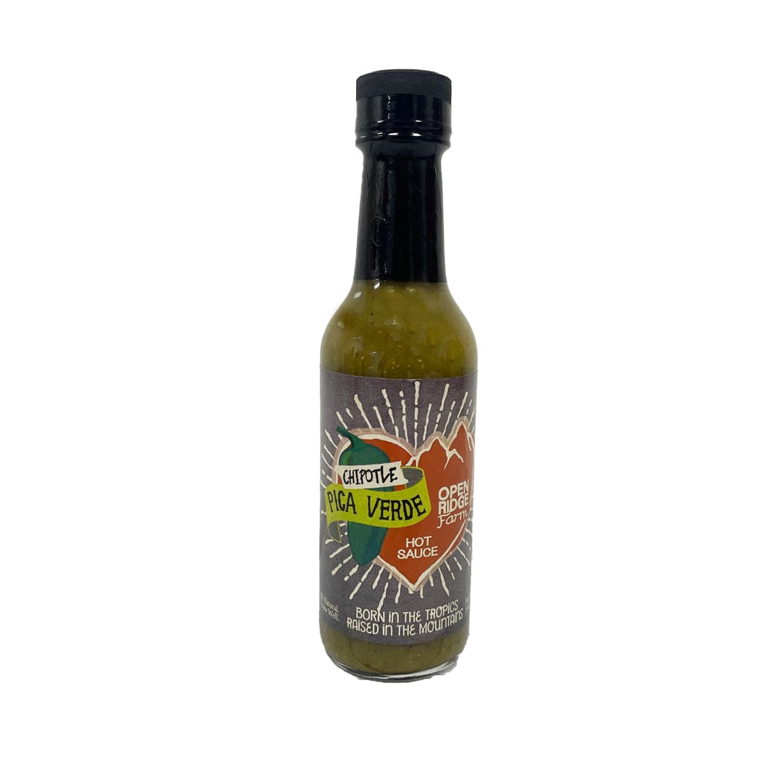 Open Ridge Farm Pica Verde Chipotle Hot Sauce 5 oz - BBQ Sauce
