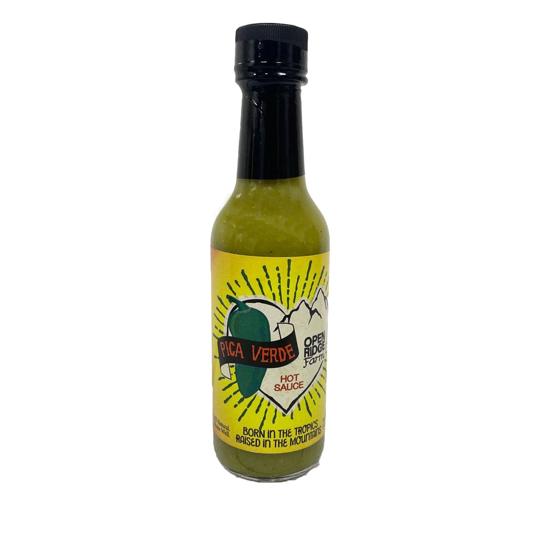Open Ridge Farm Pica Verde Hot Sauce 5 oz - BBQ Sauce