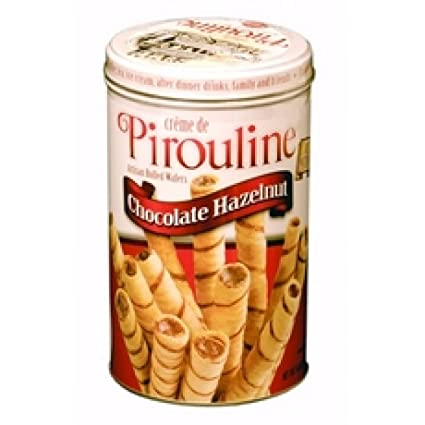 Pirouline Chocolate Hazelnut Wafer Tin - Cookies