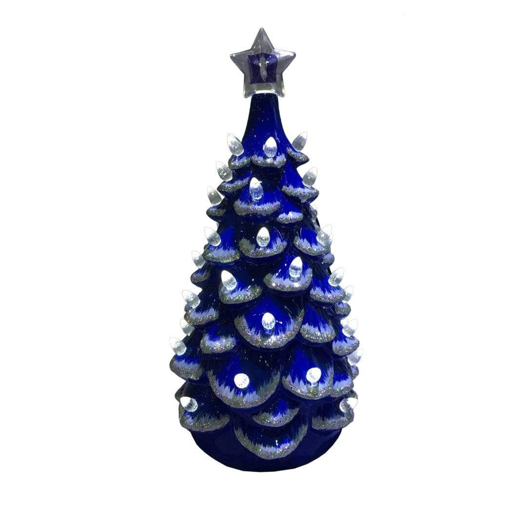 Santa's Workshop 14in Duke Ceramic Christmas Tree - Collegiate Decoration