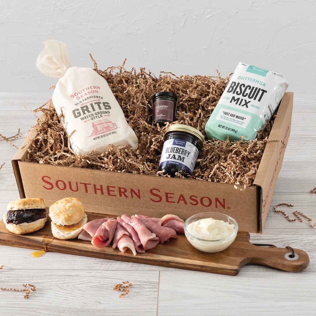 Southern Breakfast Box with Ham - Gift Basket