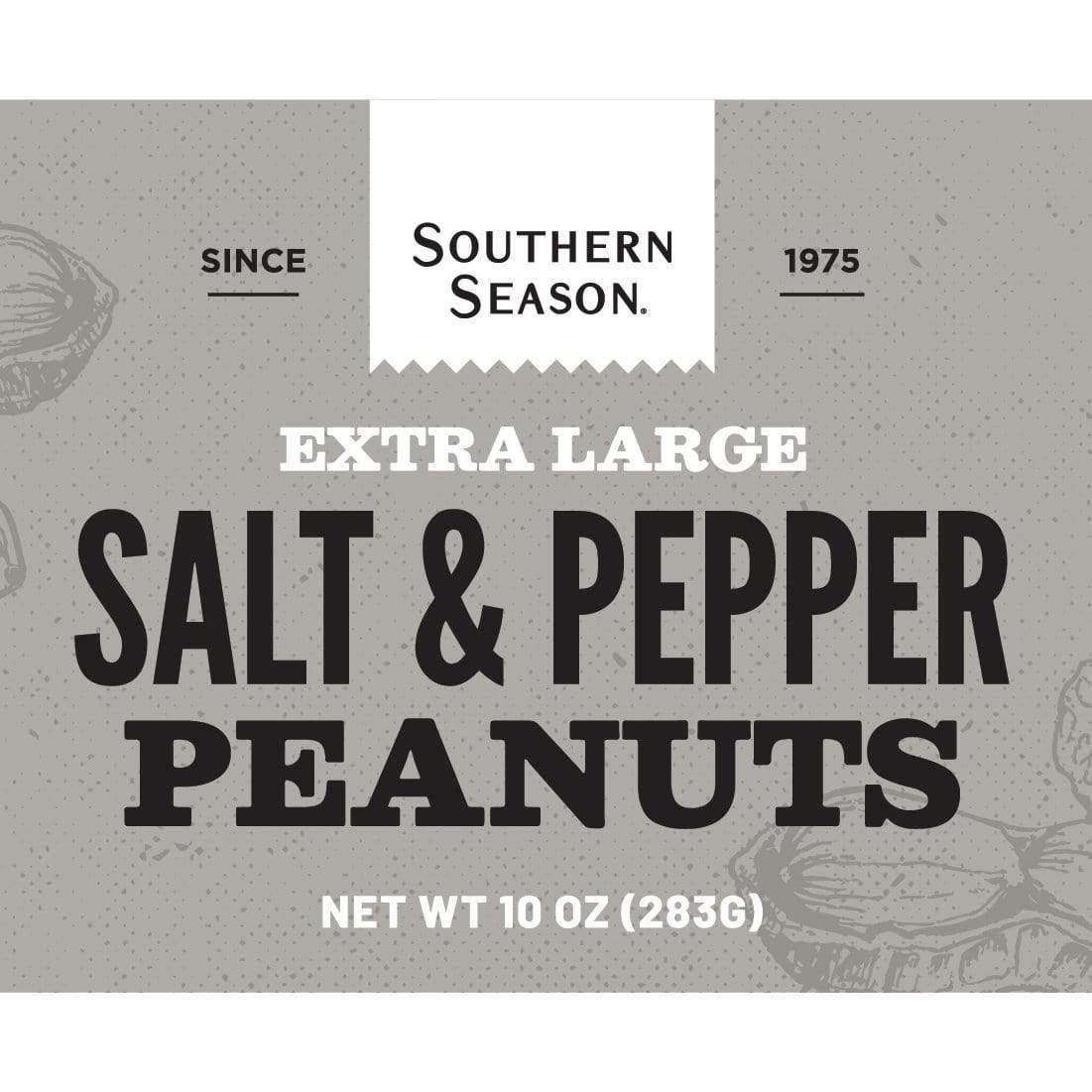 Southern Season Salt & Pepper Peanuts 10 oz - Nuts