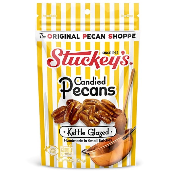 Stuckey's Kettle Glazed Candied Pecans 4oz Bag - Nuts