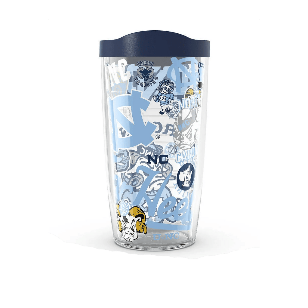 North Carolina Tar Heels 22oz Tumbler with Straw