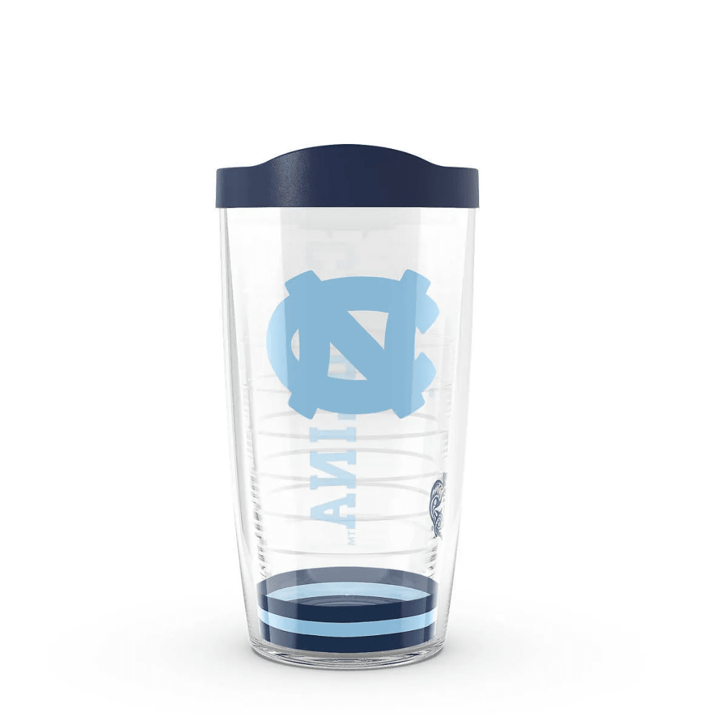 Tervis Tumbler 16 oz North Carolina Tar Heels Arctic Tumbler with Navy Lid - Drinkware