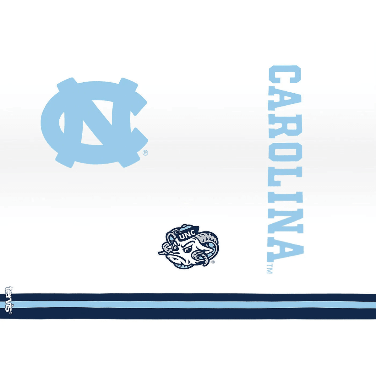 Tervis Tumbler 24 oz North Carolina Tar Heels Arctic Tumbler with Navy Lid - Drinkware