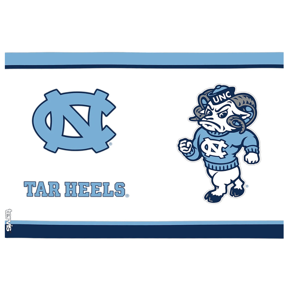 Lids North Carolina Tar Heels Tervis 24oz. Personalized Tradition Fan  Classic Tumbler