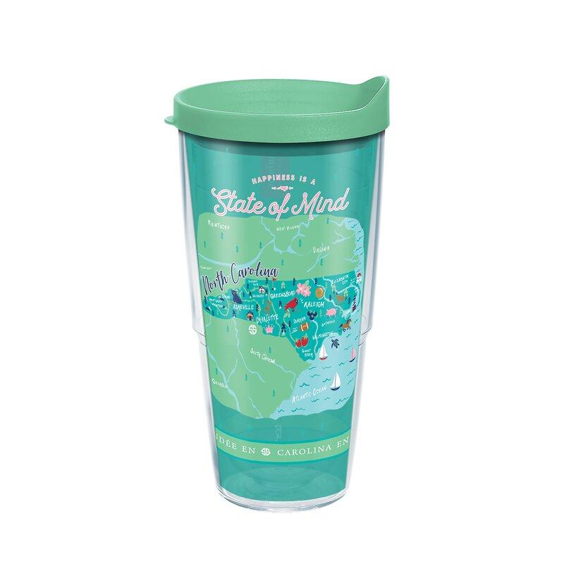 Tervis Tumbler Tervis Tumbler Simply Southern 24 oz North Carolina State of Mind Tumbler