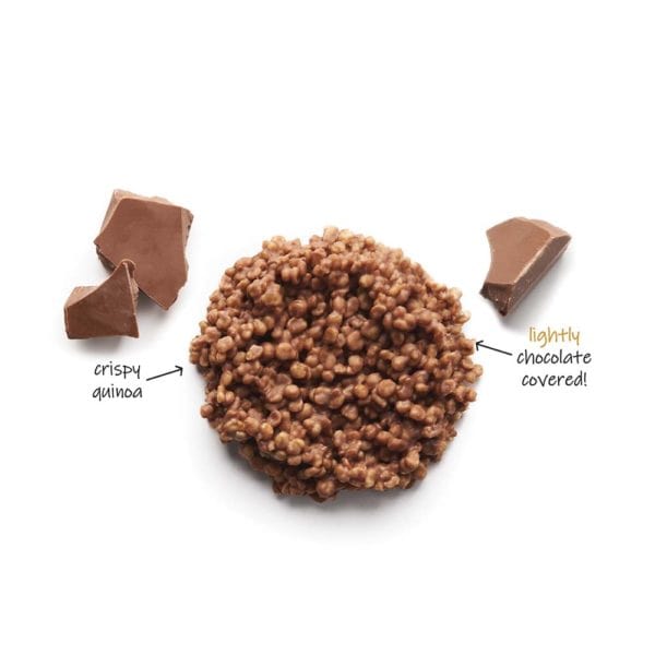 39% Cocoa Milk Chocolate with Crispy Puffed Quinoa- No Sugar Added (5 pack)